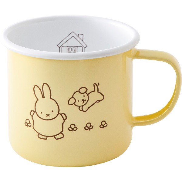 御祝.お返し,引出物,記念品は:富士ホーロー　ミッフィーパステルマグ（８ｃｍ） イエロー MFP-8MG.Y