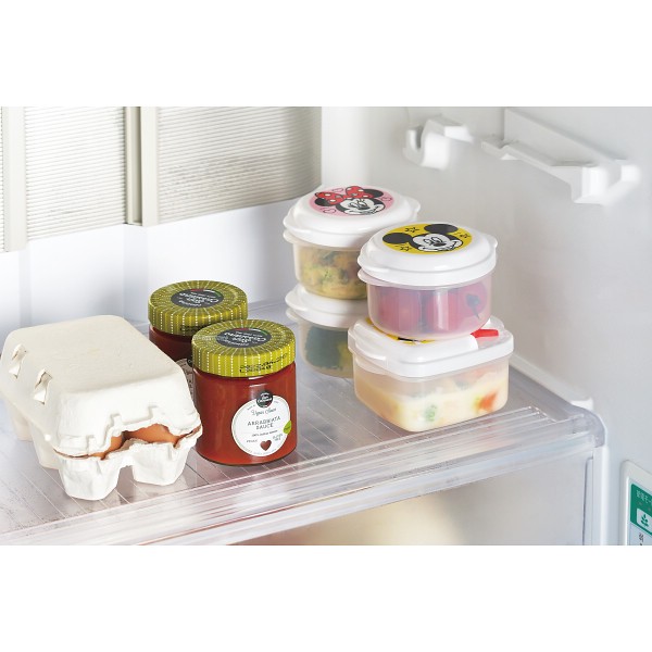 御祝.お返し,引出物,記念品は:ミッキー＆ミニー　レンジ容器５点セット MM-109