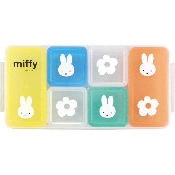 御祝.お返し,引出物,記念品は:ミッフィー　ケース付キューブストッカー６点セット DB-109