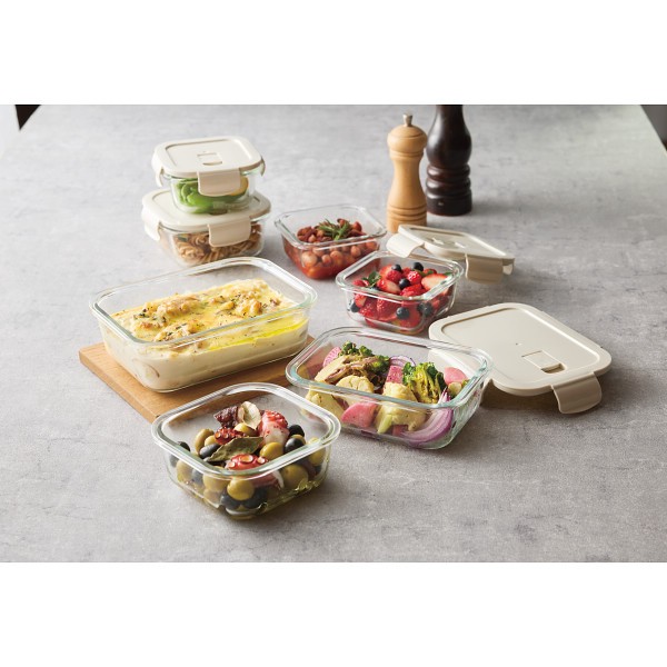 御祝.お返し,引出物,記念品は:マジクック　レンジ対応　耐熱ガラス容器　７点セット 1759863