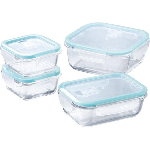 御祝.お返し,引出物,記念品は:マジクック　耐熱ガラス容器　４点セット 1747223