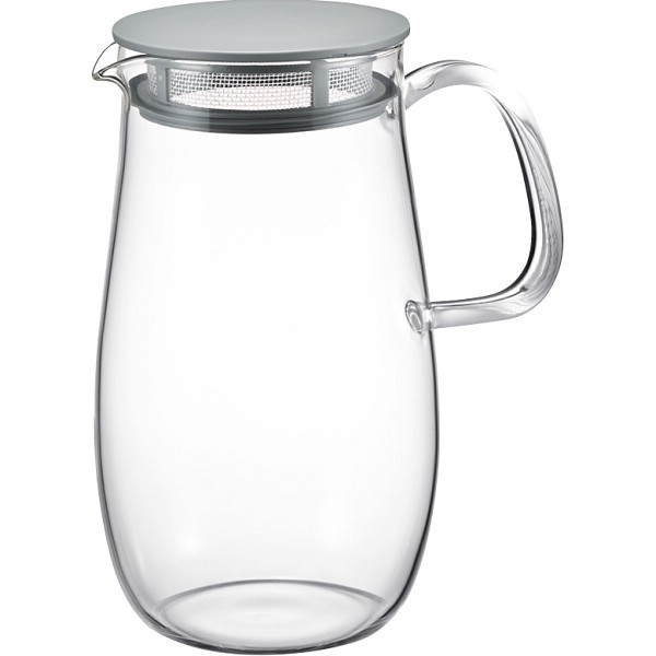 御祝.お返し,引出物,記念品は:ハリオ　レンジでかんたん麦茶ポット　むぎちゃん ダークグレイ XMP-1000-DGR