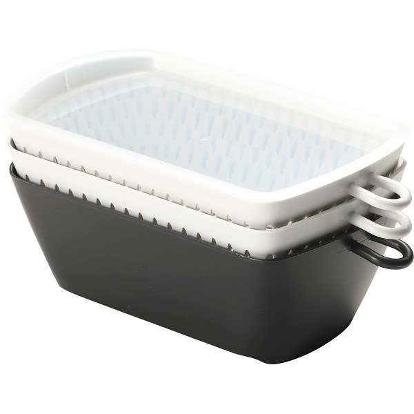 御祝.お返し,引出物,記念品は:角型チリトリザルボウル　フタ付　４点セット CZBS-04