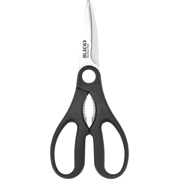 御祝.お返し,引出物,記念品は:ブラッキー　キッチンはさみ BKH-003