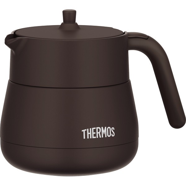 御祝.お返し,引出物,記念品は:サーモス　ティーポット（４５０ｍｌ） ブラウン TTE-450BW
