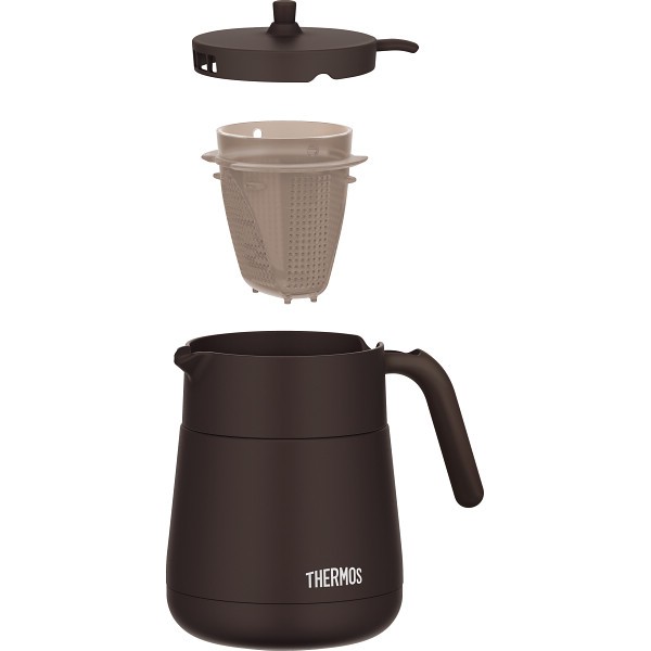 御祝.お返し,引出物,記念品は:サーモス　ティーポット（７００ｍｌ） ブラウン TTE-700BW