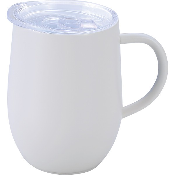 御祝.お返し,引出物,記念品は:モルン　セラミック加工ステンレスマグ　滑り止め付 バニラ JYSTM350V