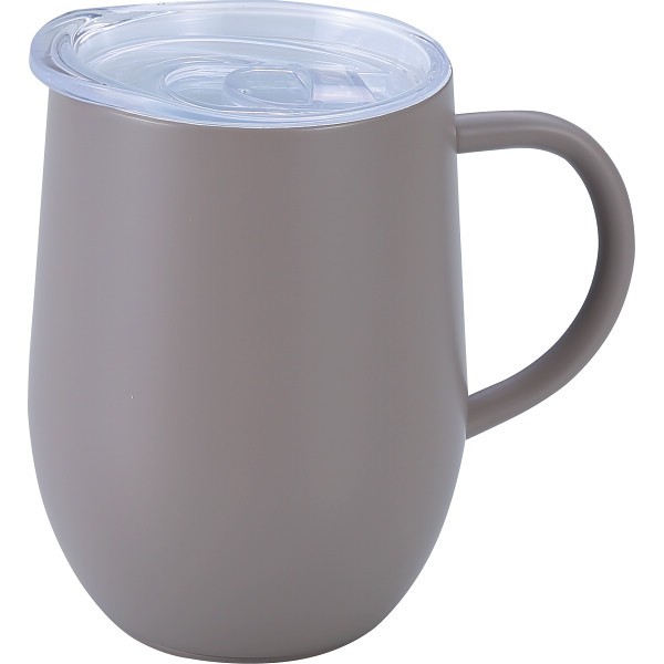 御祝.お返し,引出物,記念品は:モルン　セラミック加工ステンレスマグ　滑り止め付 モカ JYSTM350M