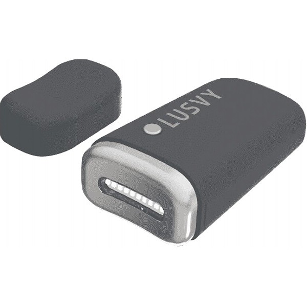 御祝.お返し,引出物,記念品は:ＬＵＳＶＹ　超音波式アイケア ダークグレー LEYEC1000DGR