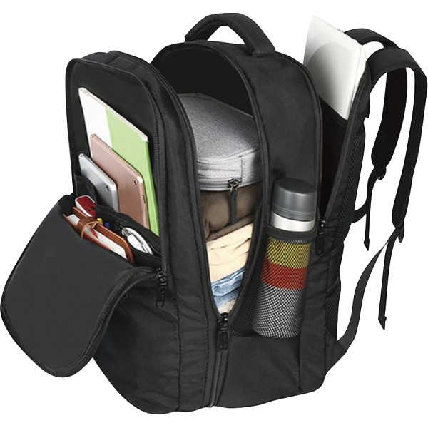 御祝.お返し,引出物,記念品は:メイトイン　ラップトップ　バックパック　１７インチ ブラック 1197BLK17