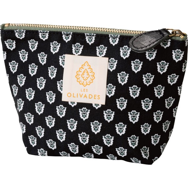 御祝.お返し,引出物,記念品は:レゾリヴァード　マチ付ポーチ ブラック pc012