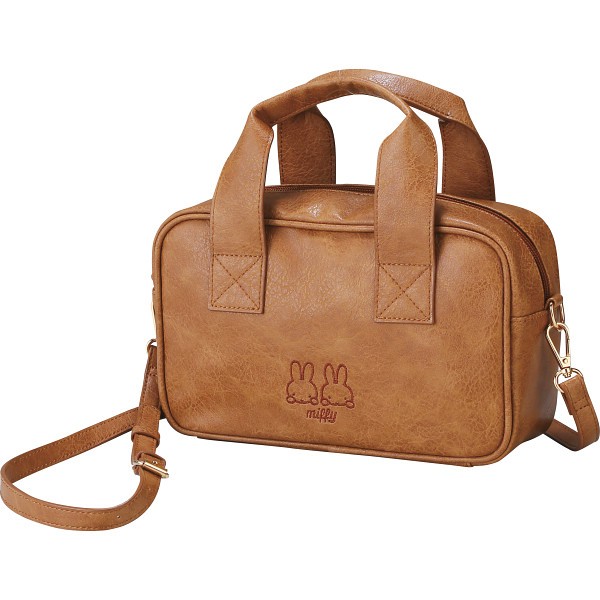 御祝.お返し,引出物,記念品は:ディック・ブルーナ　ミッフィーショルダーバッグ ブラウン BN2074BR-2