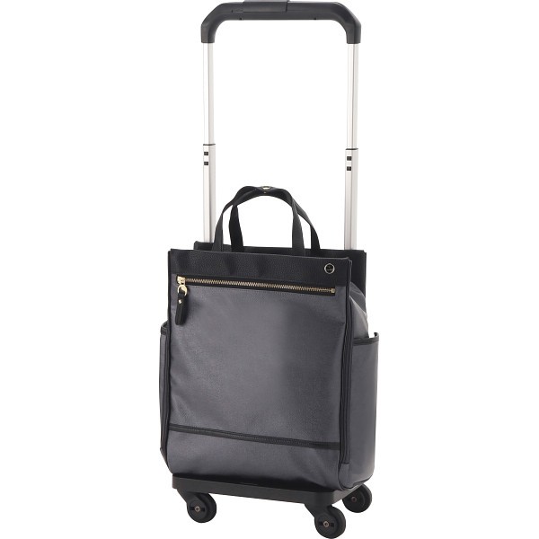 御祝.お返し,引出物,記念品は:ソエルテ　お買い物キャリー グレー 35987-09