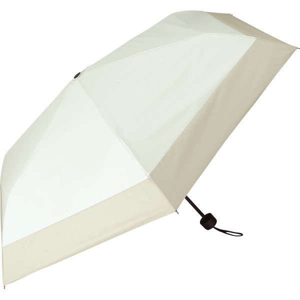 御祝.お返し,引出物,記念品は:ジミージー　晴雨兼用ＵＶ加工　折りたたみ傘（５５ｃｍ） オフホワイト・ベージュ１ 1759906