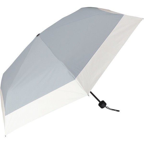 御祝.お返し,引出物,記念品は:ジミージー　晴雨兼用ＵＶ加工　折りたたみ傘（５５ｃｍ）遮熱タイプ グレー・オフホワイト２ 1759911