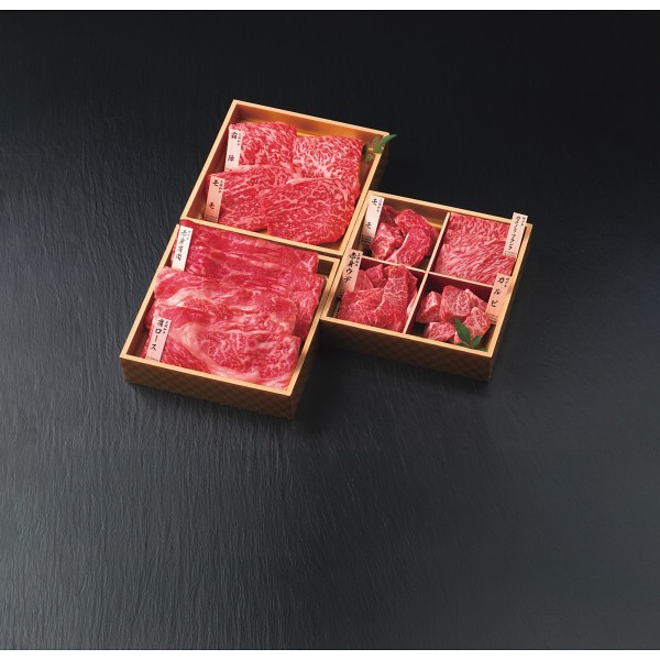 御祝.お返し,引出物,記念品は:和牛食べ比べセット（計６８０ｇ） 1739389