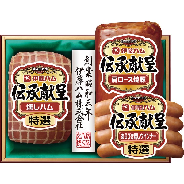 御祝.お返し,引出物,記念品は:伊藤ハム　伝承献呈ギフト IG-35