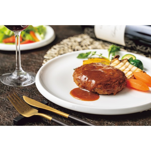 御祝.お返し,引出物,記念品は:ラ・ロシェル坂井宏行監修　デミグラスソースハンバーグ（８個） 1780599