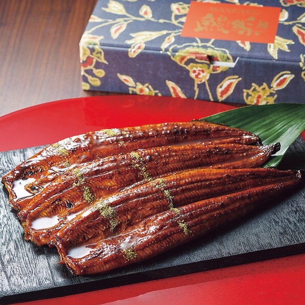 御祝.お返し,引出物,記念品は:大森淡水　国産うなぎの蒲焼（長焼）（３尾） 1782599