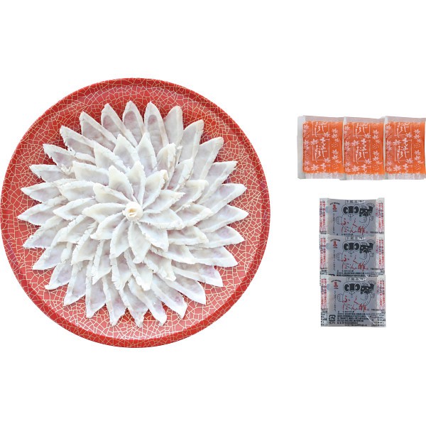 御祝.お返し,引出物,記念品は:ふく霜降り刺身セット NS-SDZ