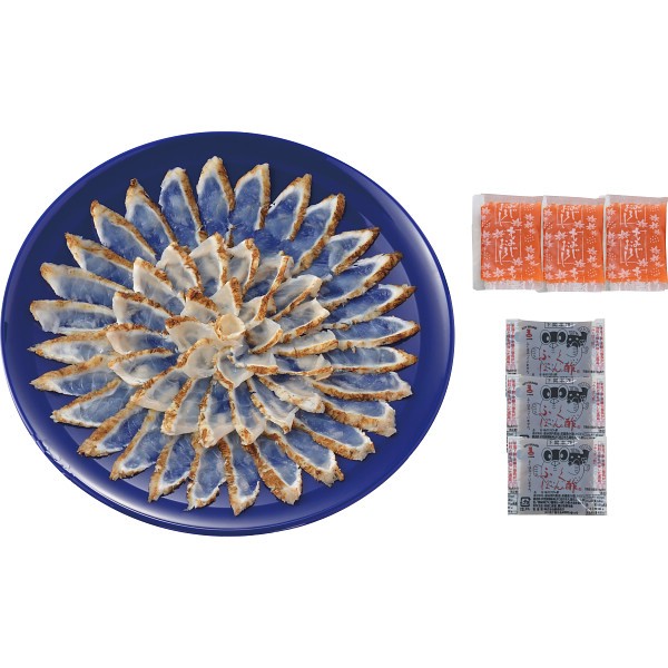 御祝.お返し,引出物,記念品は:とらふく　たたき刺身セット FT-SDZ