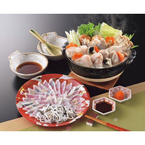 御祝.お返し,引出物,記念品は:とらふく料理セット FR-100F13Z