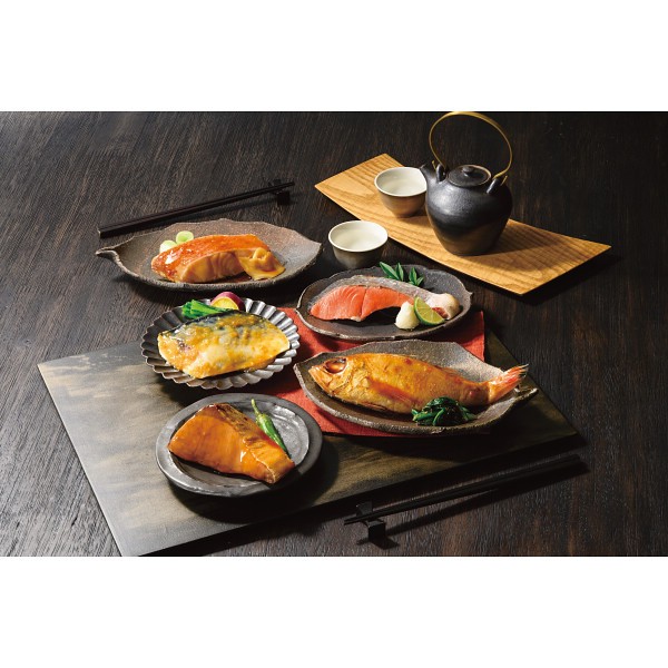 御祝.お返し,引出物,記念品は:氷温熟成　煮魚・焼魚ギフトセット（１０切） 1758388