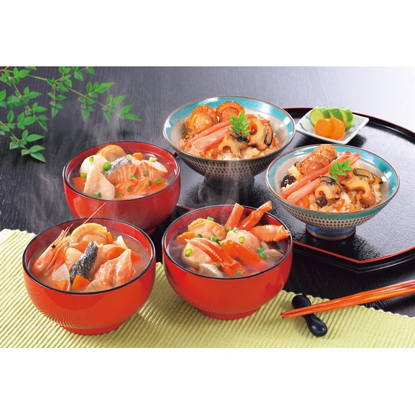 御祝.お返し,引出物,記念品は:小樽の小鍋と海鮮おこわ 1671557