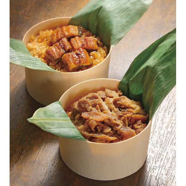 御祝.お返し,引出物,記念品は:うなぎ工房のおこわ２種８食セット　うなぎ・牛しぐれ 1747976