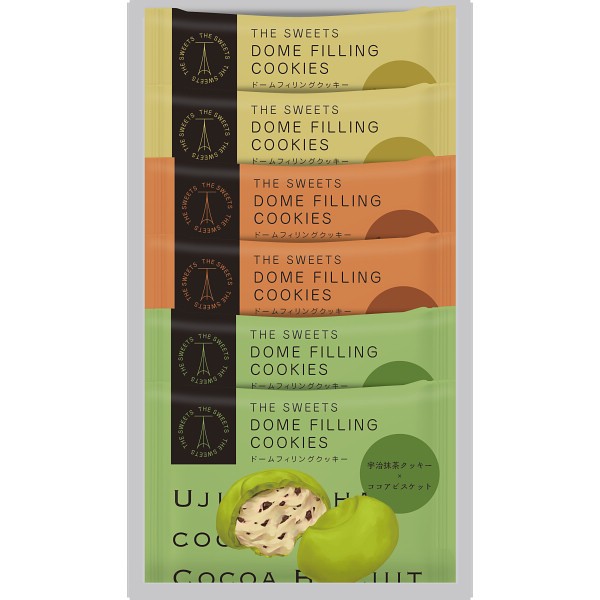 御祝.お返し,引出物,記念品は:ザ・スウィーツ　ドームフィリングクッキー（６個） DF-2612