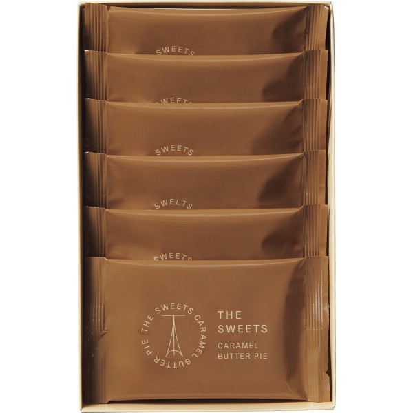 御祝.お返し,引出物,記念品は:ザ・スウィーツ　キャラメルバターパイ（６枚） SCBP10
