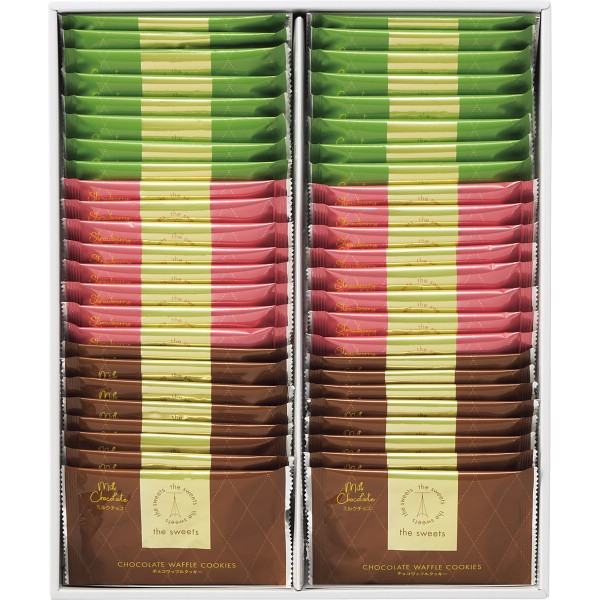 御祝.お返し,引出物,記念品は:ｔｈｅ　ｓｗｅｅｔｓ　チョコワッフルクッキー（４８枚） TWC-30