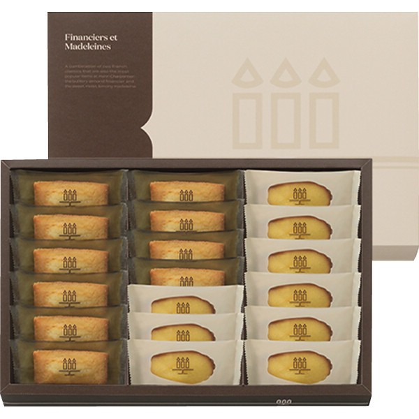御祝.お返し,引出物,記念品は:アンリ・シャルパンティエ　フィナンシェ・マドレーヌ詰合せ（１９個） HFM-30N2 