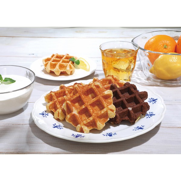 御祝.お返し,引出物,記念品は:マネケン　ワッフルギフトセット（２１個） 21-PCIG 