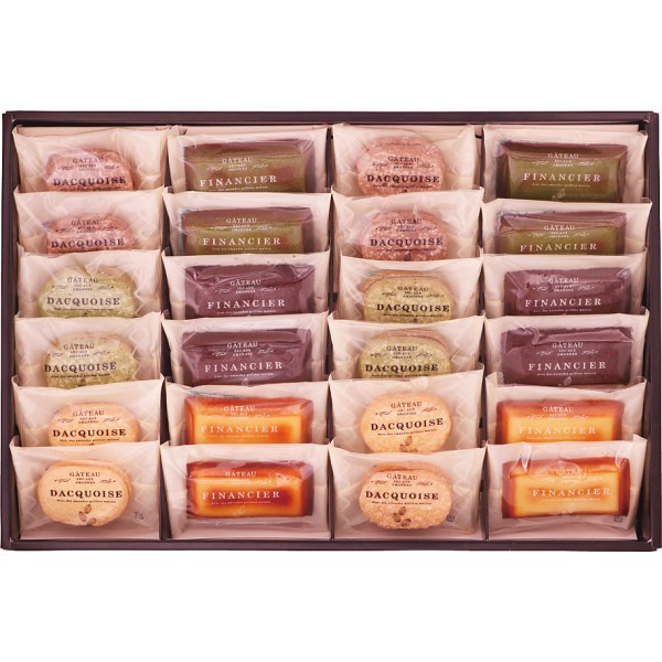 御祝.お返し,引出物,記念品は:自家挽きアーモンドのガトーセレクション（２４個） 184