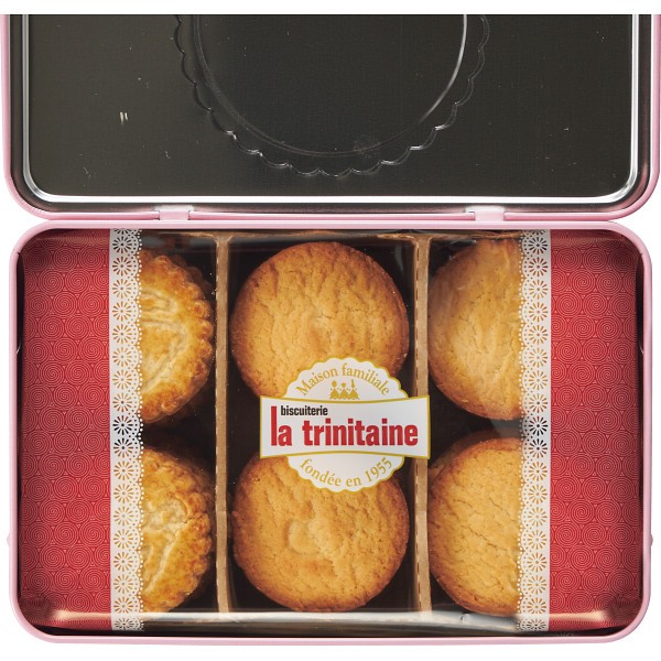 御祝.お返し,引出物,記念品は:ラ・トリニテーヌビスケット 三毛猫 14905