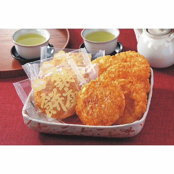 御祝.お返し,引出物,記念品は:銀座花のれん　銀座餅（１６枚） 00410123