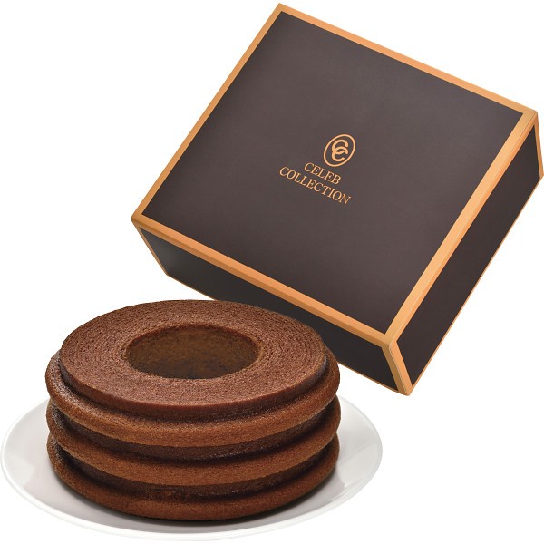 御祝.お返し,引出物,記念品は:セレブコレクション　ショコラバウムクーヘン CH-12