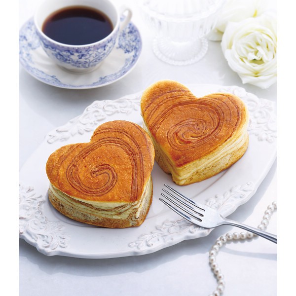 御祝.お返し,引出物,記念品は:ハートデニッシュ＆カフェセット HD2-10C