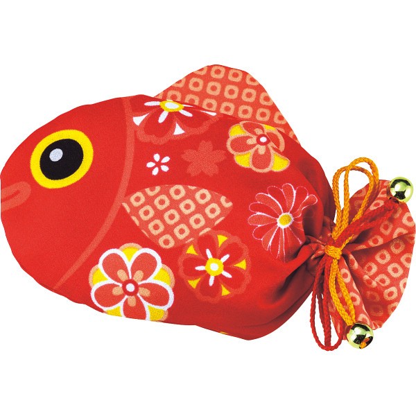 御祝.お返し,引出物,記念品は:柳屋本店　めで鯛巾着 MK-10S