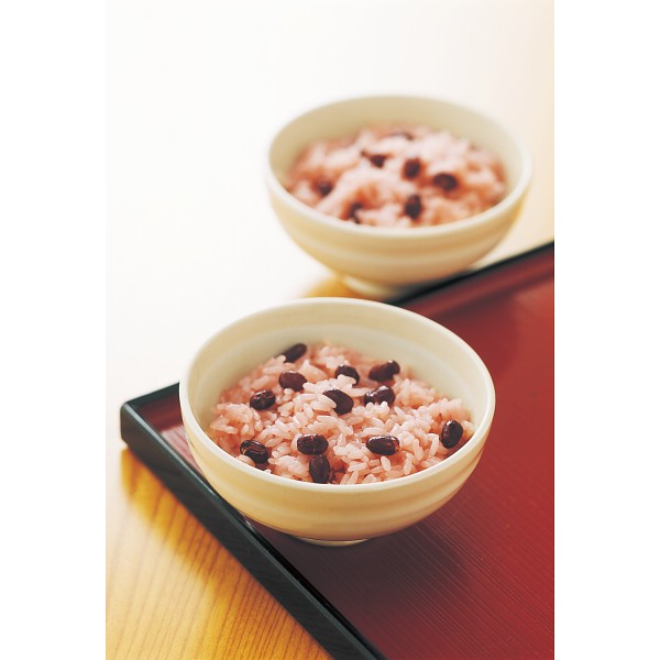 御祝.お返し,引出物,記念品は:「ありがとう」　お赤飯（１８０ｇ） Z-08B