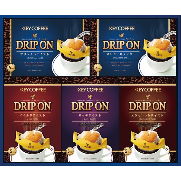 御祝.お返し,引出物,記念品は:キーコーヒー　ドリップオンコーヒーギフト（２５袋） CAG-25N