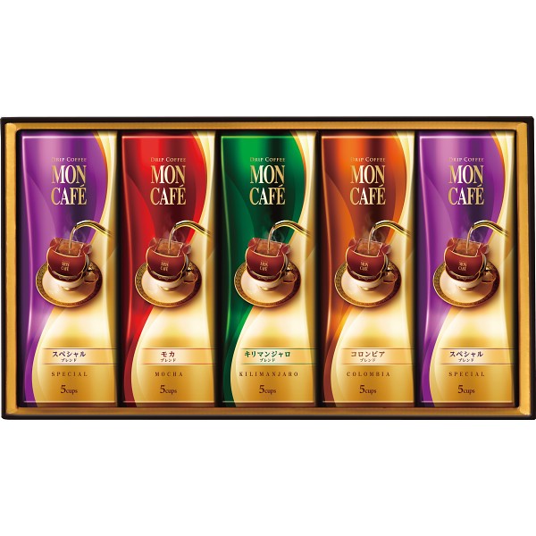 御祝.お返し,引出物,記念品は:モンカフェ　ドリップコーヒーギフト MSD-5