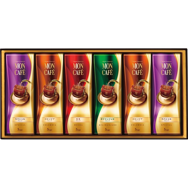 御祝.お返し,引出物,記念品は:モンカフェ　ドリップコーヒーギフト MSD-6