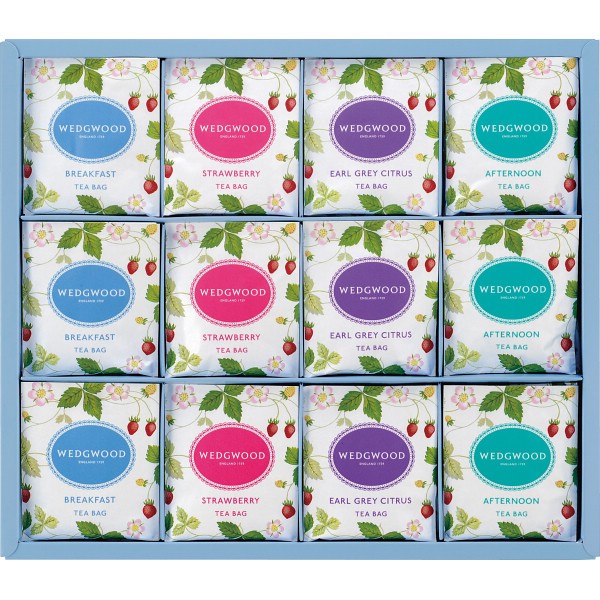 御祝.お返し,引出物,記念品は:ウェッジウッド　ワイルド　ストロベリー　ティーバッグ WN48P
