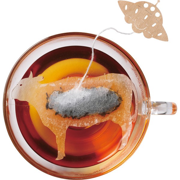 御祝.お返し,引出物,記念品は:ＵＦＯと牛のティーバッグ（４包入） D069