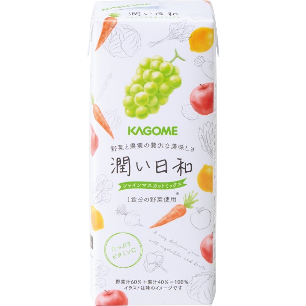 御祝.お返し,引出物,記念品は:カゴメ　潤い日和（９本） URB-20T