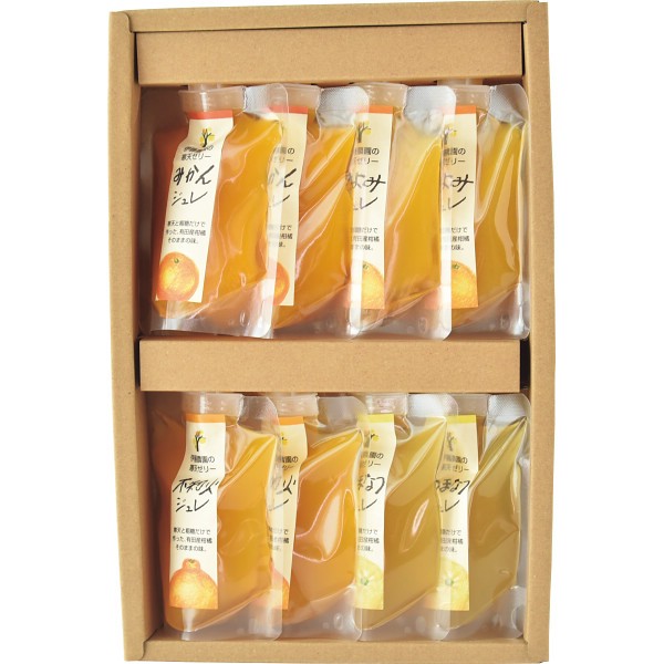 御祝.お返し,引出物,記念品は:伊藤農園　ピュアフルーツ寒天ジュレセット JD-8 