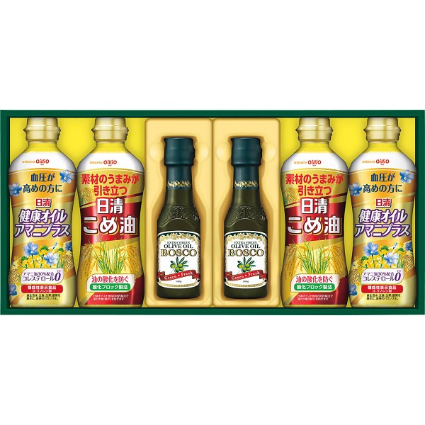 御祝.お返し,引出物,記念品は:ボスコ　オリーブオイル＆ヘルシーオイルギフト BMｰ30