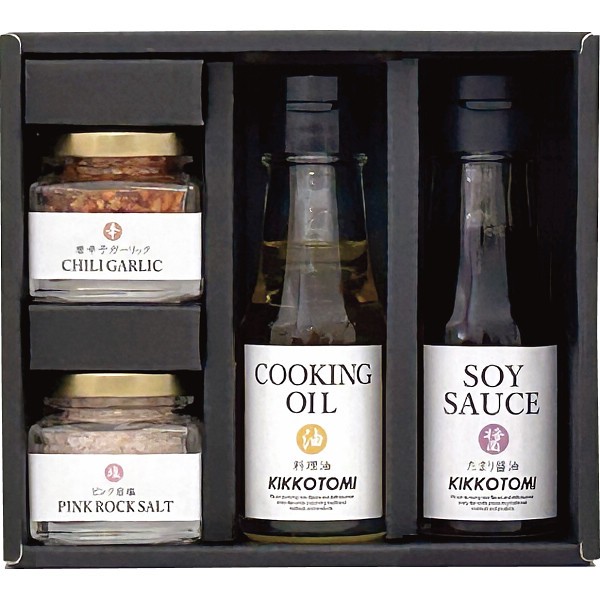 御祝.お返し,引出物,記念品は:キッコウトミ　調味料セット KKT-A2B2